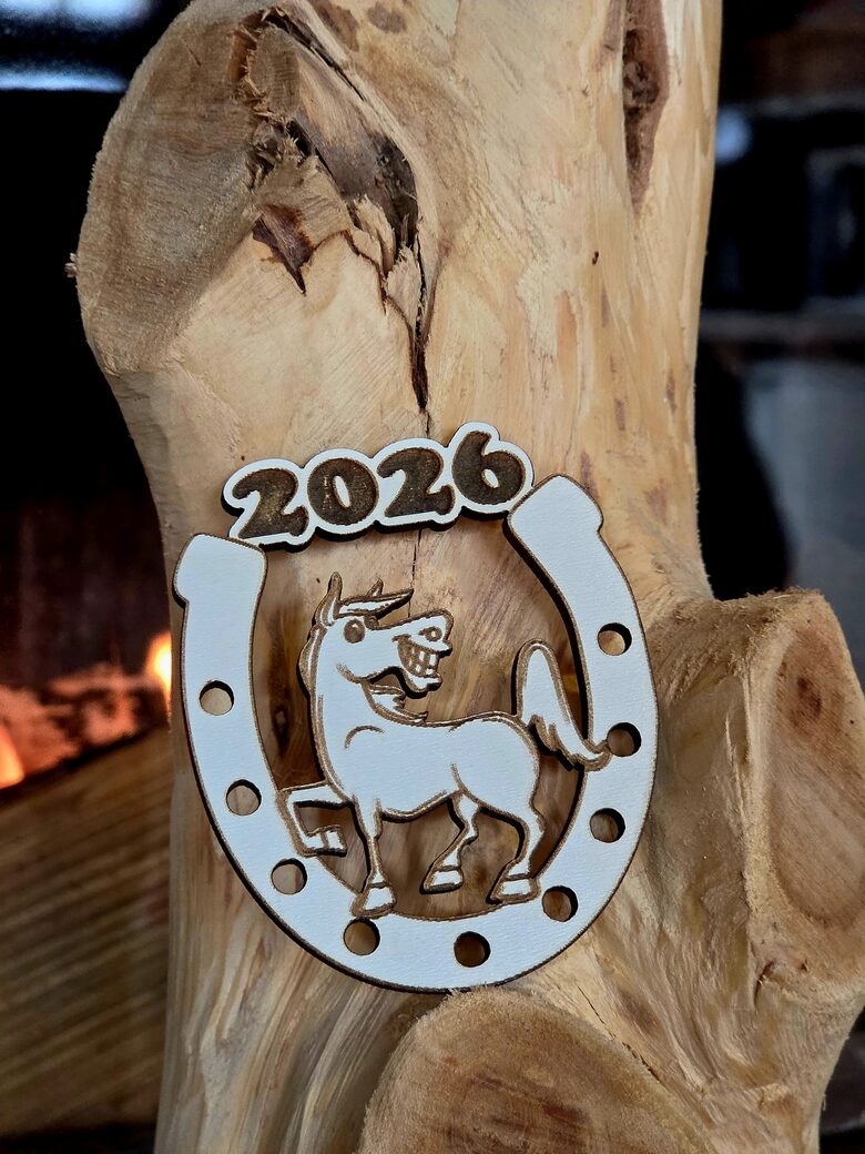 Magnēts - 2026 (zirga gads, pakavs)