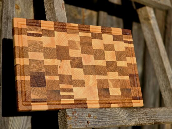 Gala šķiedras dēlītis, ozols + kļava (36,5x24cm)