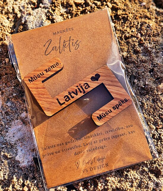 Magnēts - Zalktis (Mūsu zeme. Latvija. Mūsu spēks.)